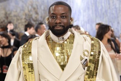 John Imah at the 2026 Met Gala in a custom Charles Harbison look